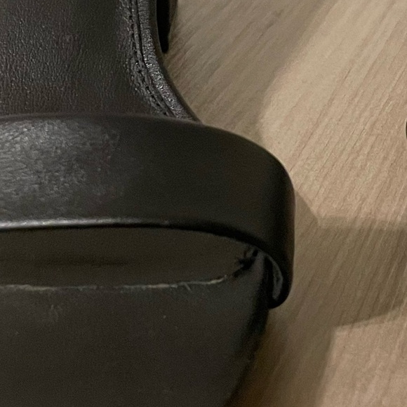 Women's Two Strap Heeled Sandal back ankle strap wide fit - Picture 6 of 6